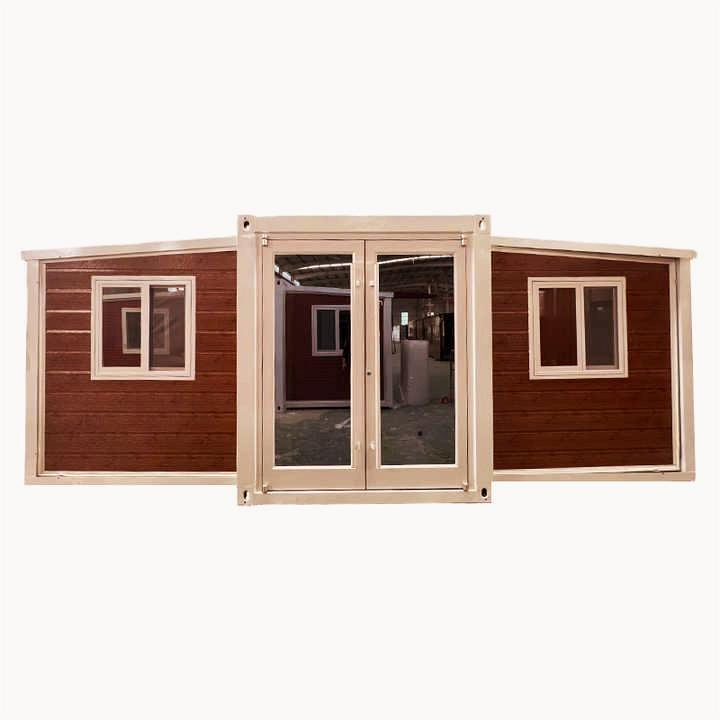 a Temporary Building with a Double Wing Comprehensive Room Suitable for Outdoor Work