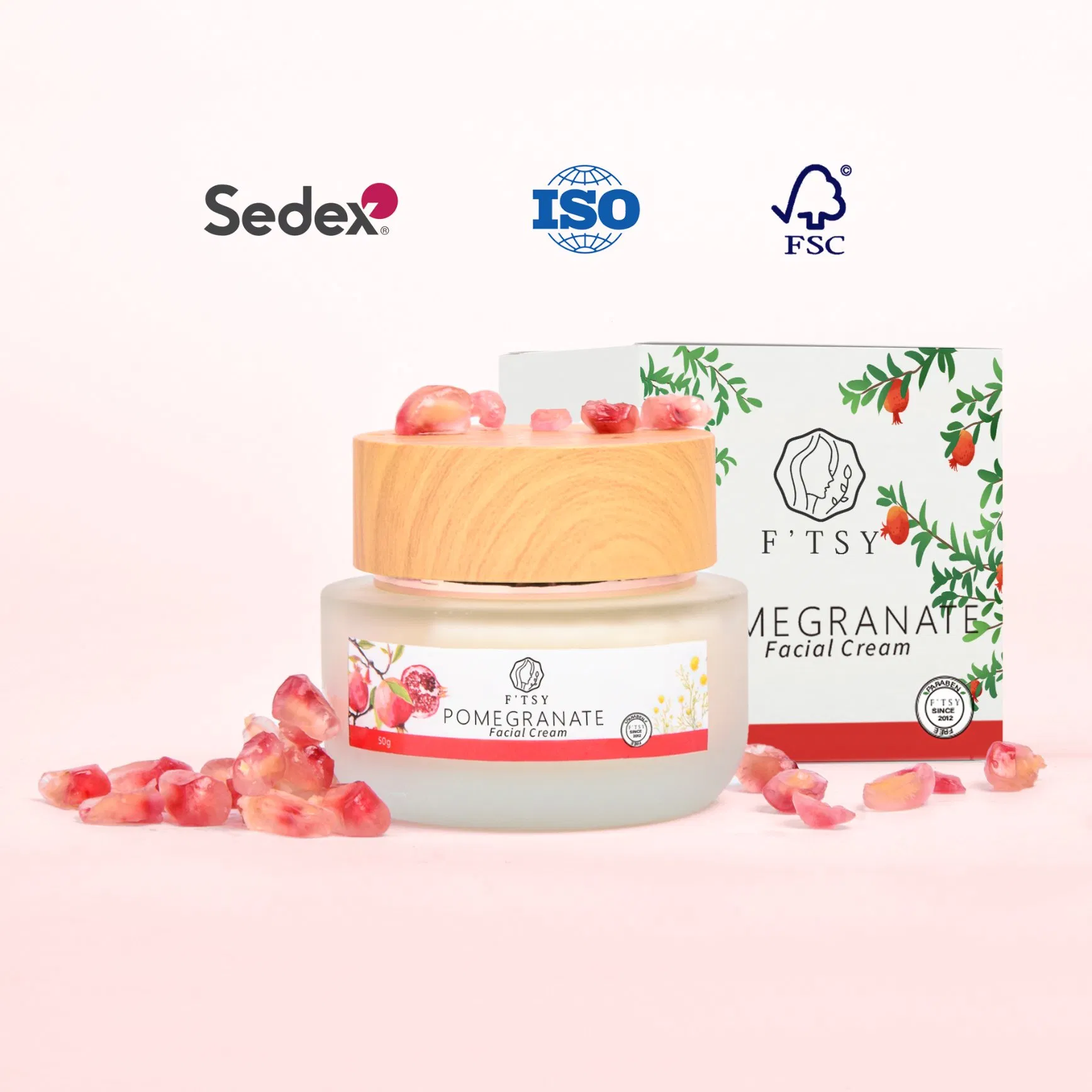 Best Selling Pomegranate Moisturizer Anti Wrinkle Face Cream Hyaluronic Moisturizing Face Cream