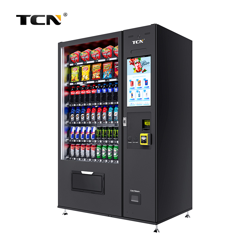 Tcn Large Capacity Automatic Combo Snacks Drinks Vending Machines Supplier