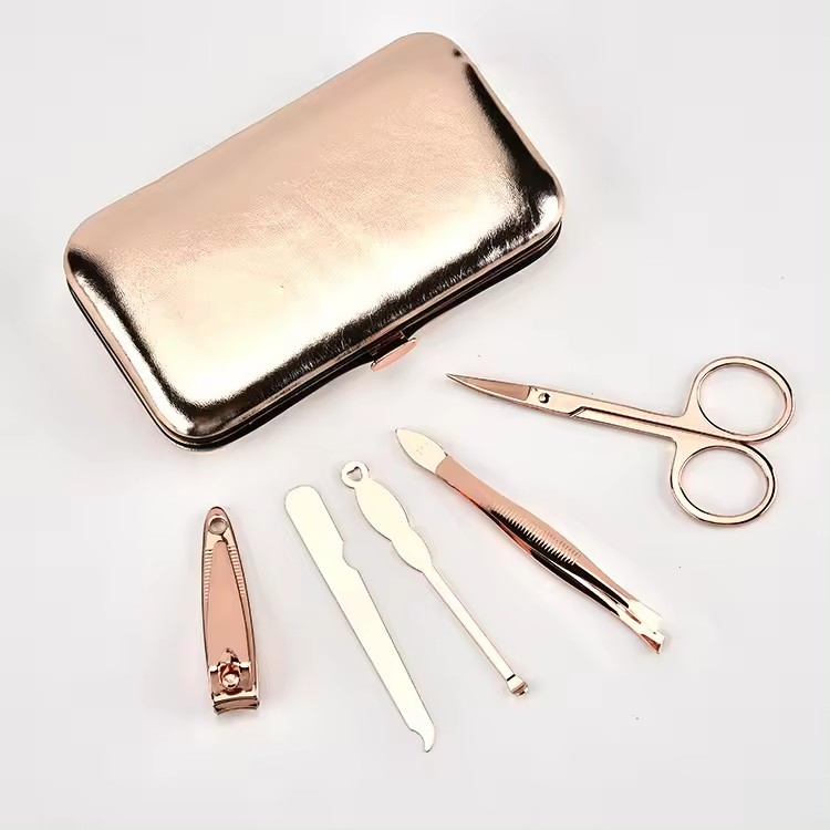 Pedicure Nails Tools Kit 5PCS Stainless Steel Nail Art Equipment Clipper Manicure Care Supplies Tool Set