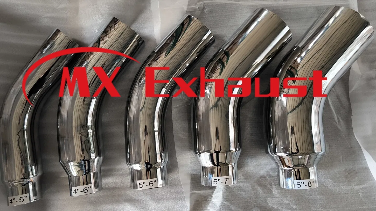 Наконечник глушителя MX Exhaust, черный хром, 4-8 дюймов