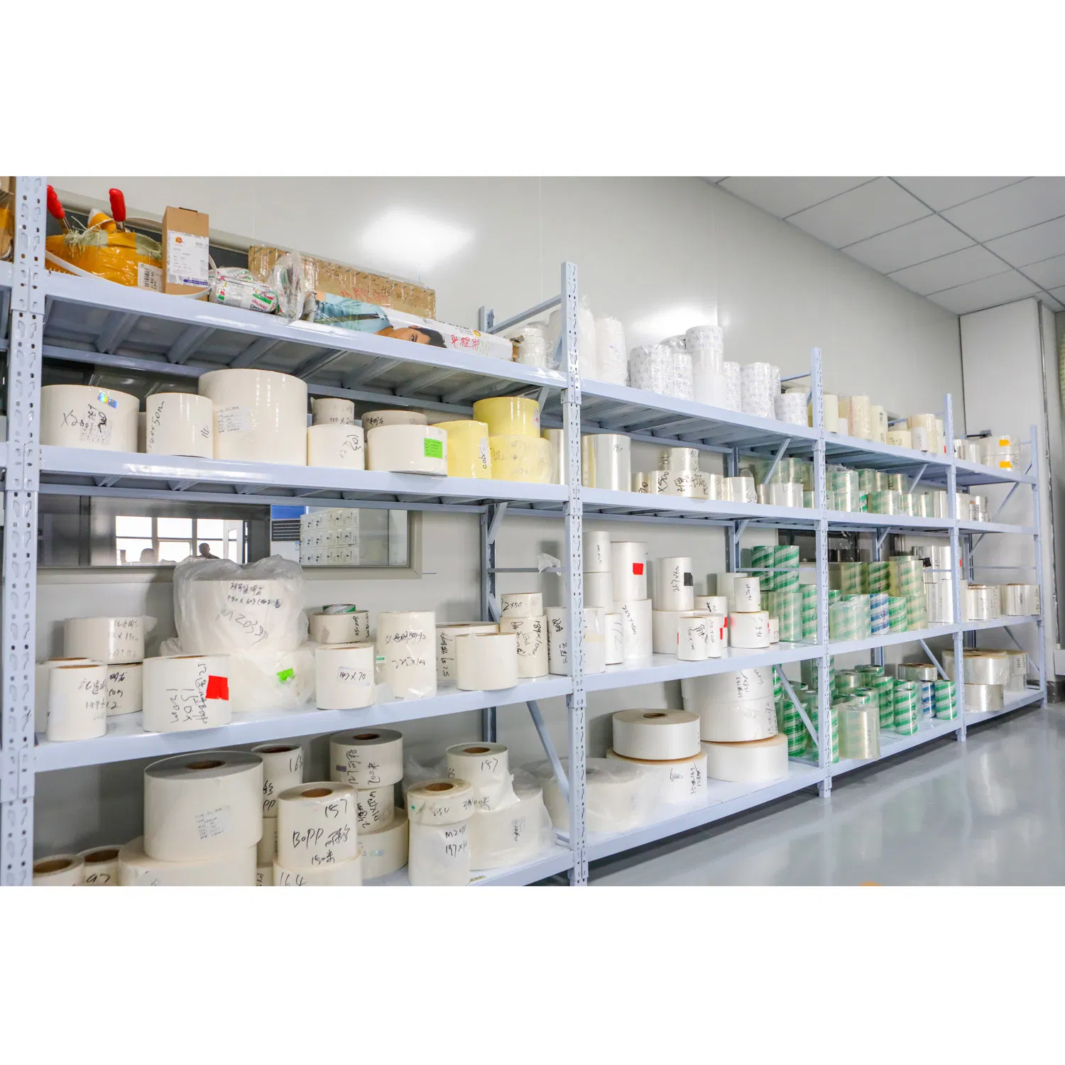 Green Color Simple Design Product Information Printing Oil Packaging Label Rolls