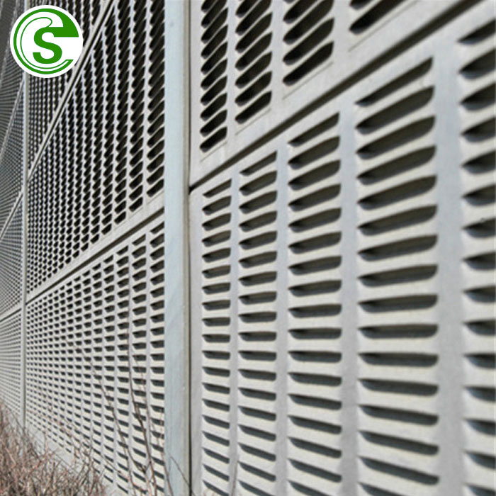 Sound Absorbing Cotton Cube Powder Coated Soundproof Barrier Fences Wall Panels