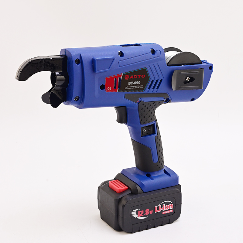CE 8-32mm Steel Rebar Tier Gun, Rebar Tying Machine 12V Automatic Handheld Electric Cordless Li-ion Battery Rebar Tier Tying Machine for Construction