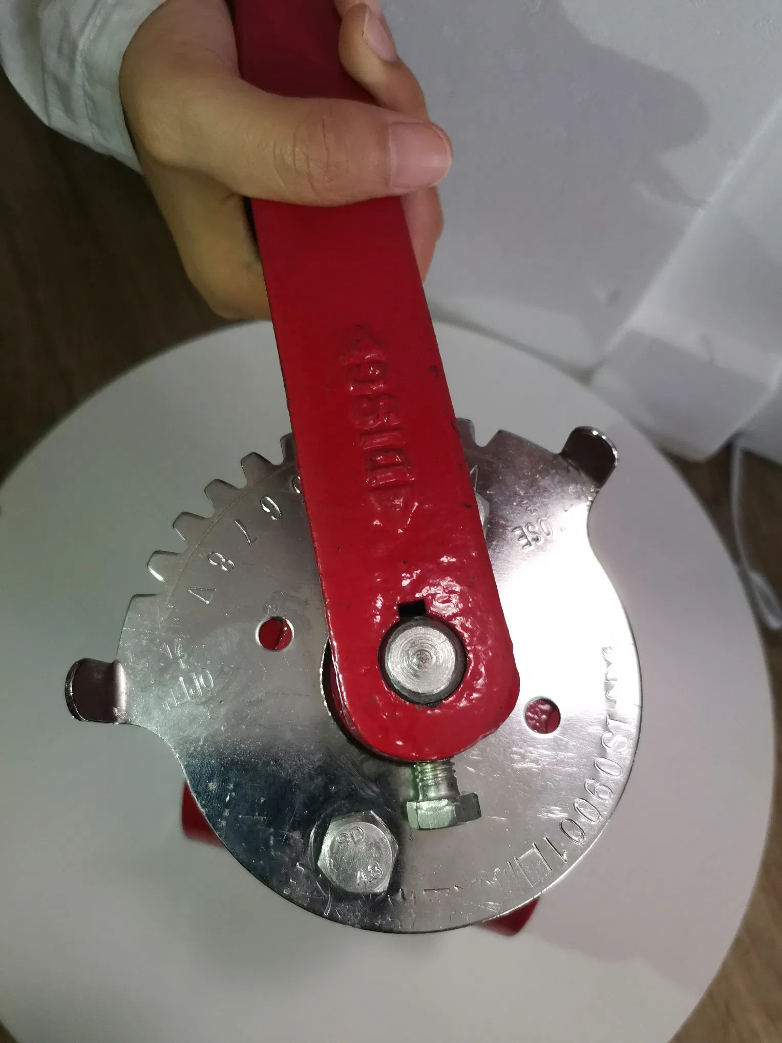 Fire Engineering Usage Level Handle Ductile Iron Wafer Butterfly Valve