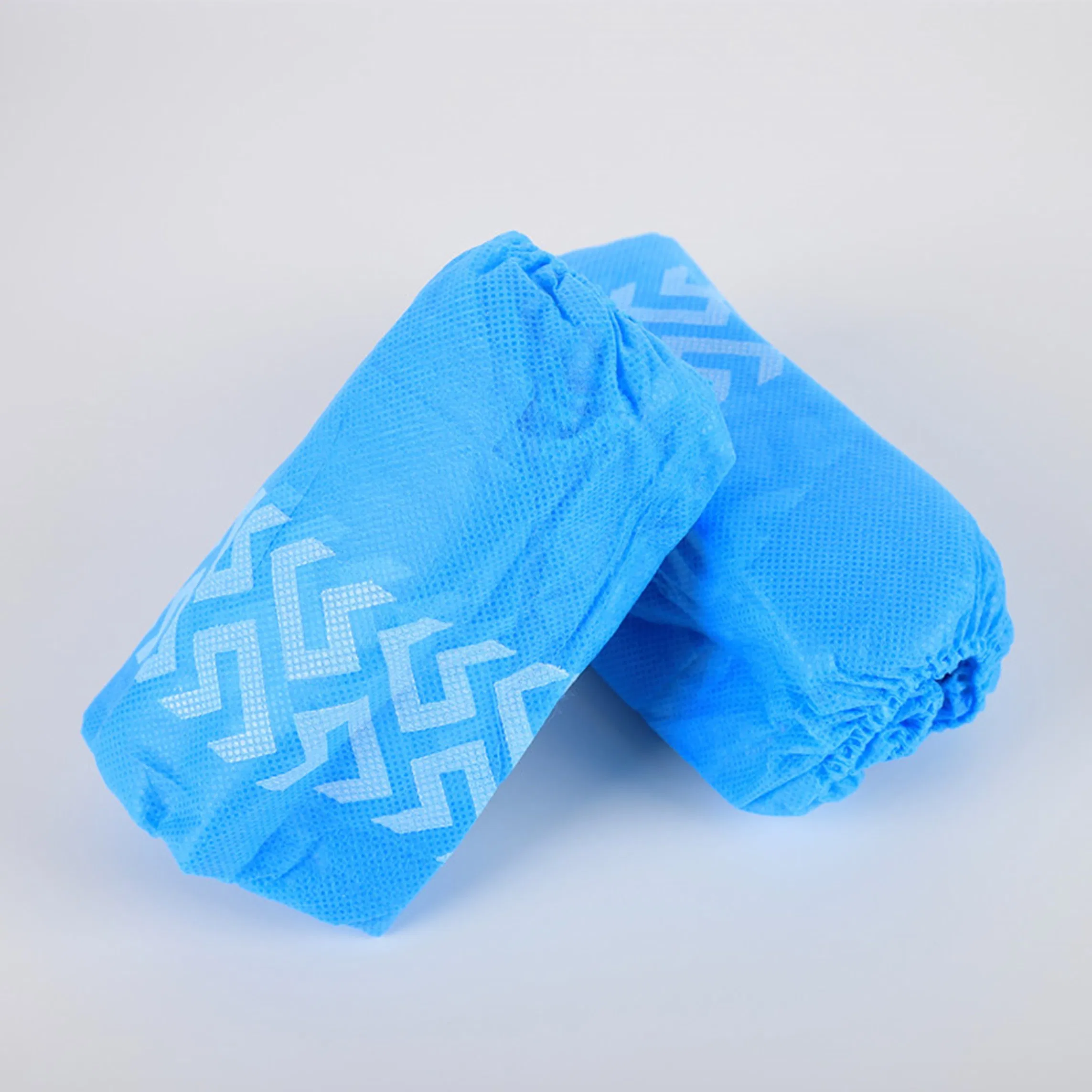 Non-Slip Full Rubber Band Nonwoven PP25g Disposable 17*45 Shoe Cover