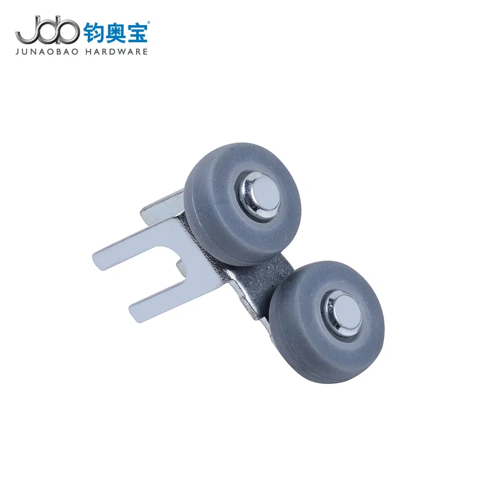 Job Aluminum Glass Sliding Door Roller Hardware Double Insertion Top Wheels