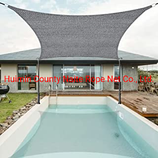 Top Quality Rectangle Triangle Square HDPE Sun Shade Sail Canopy Shade Block Waterproof Sun Shade Net for Outdoor Carport Backyard