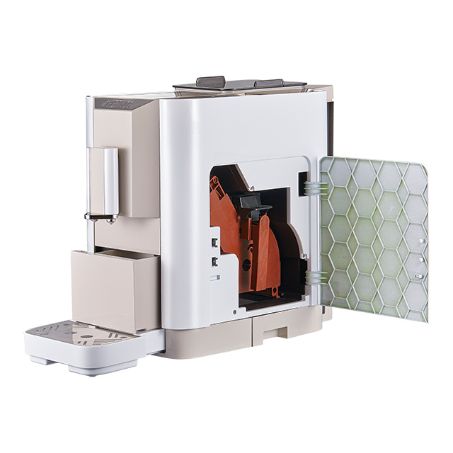 Factory Bean to Cup Coffee Machine White Color Coffee Brewer Italian Design