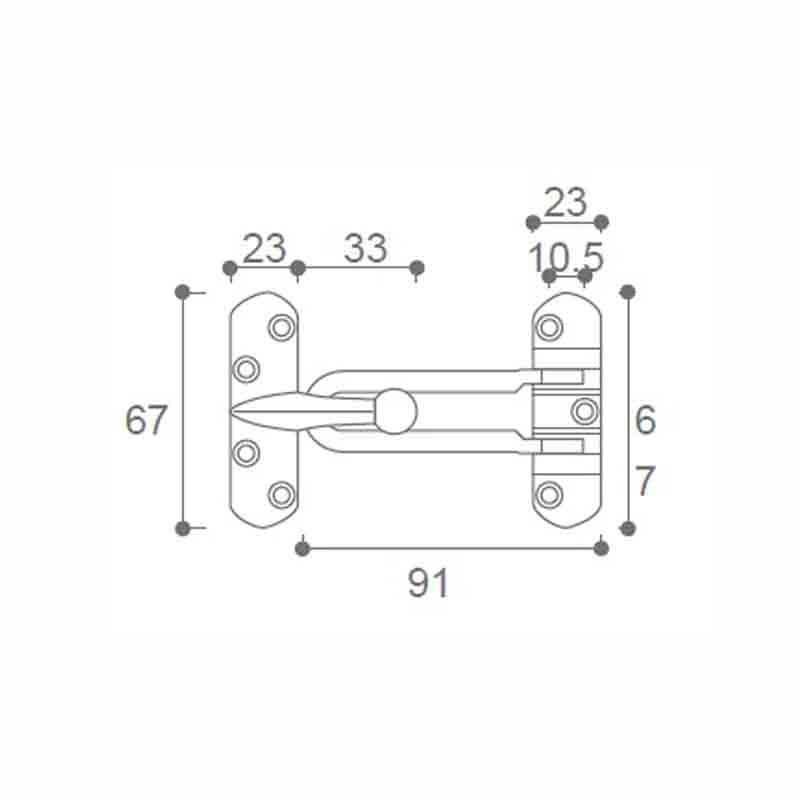 Door Security Guard/Door Latch Guard/Door Corner Protector/Door Slam Protector