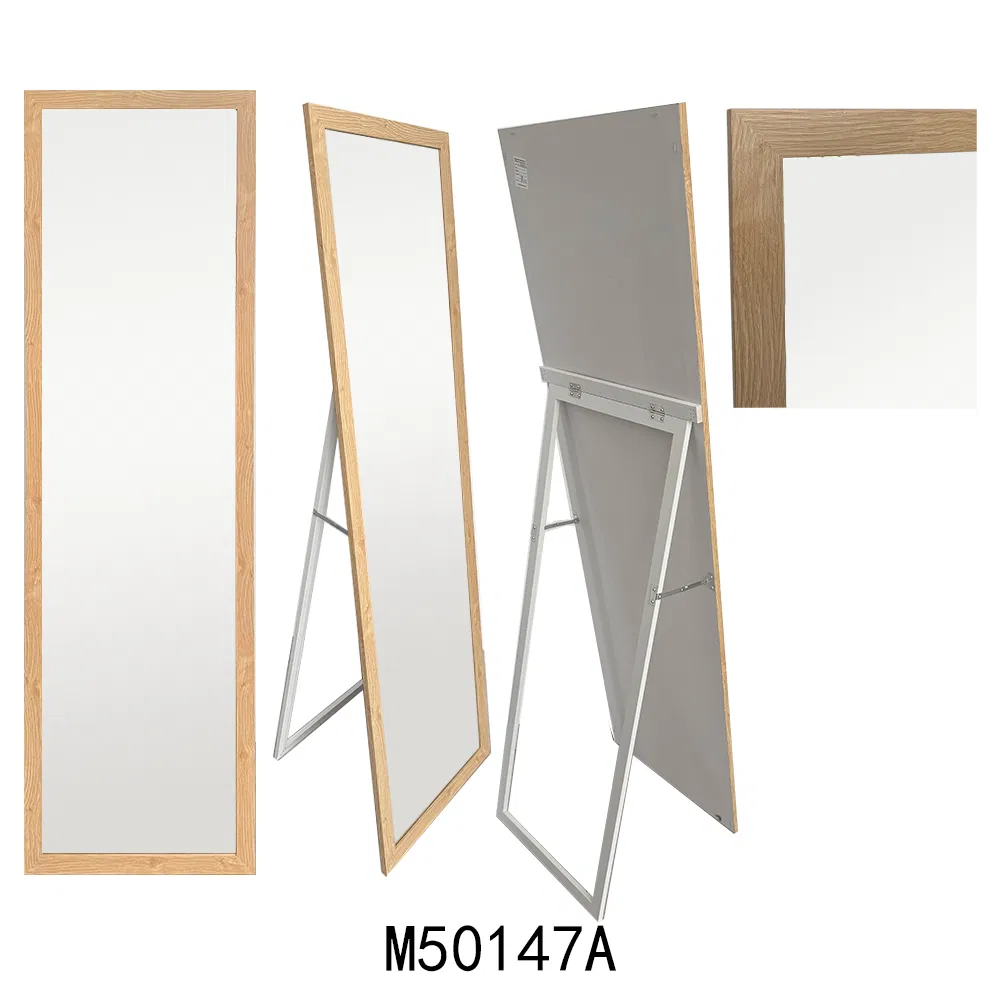 Antique Mirrors Over-Sized Full Length Mirror Wooden Free Standing Mirror 156X46X1.5cm