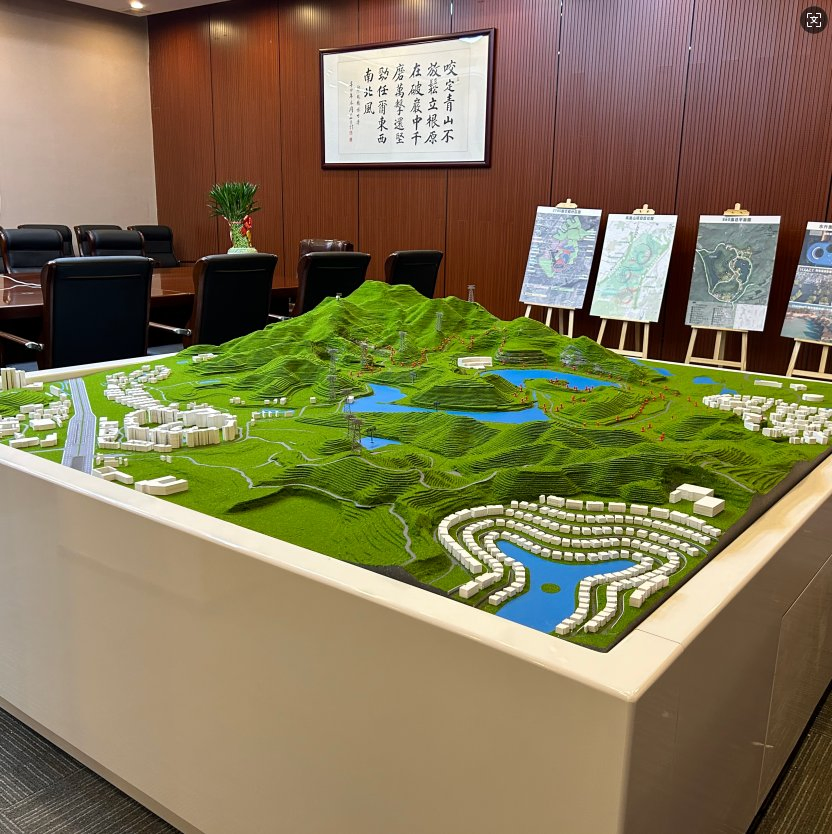 3D Customized Modern City Overall Planning and Landscape Sand Table Model