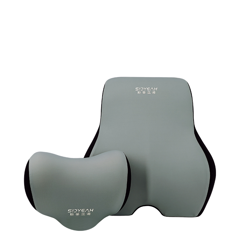 Memory Foam Orthopedic Car Seat PU Foam Cushion Back Support Waist Lumbar Pillow