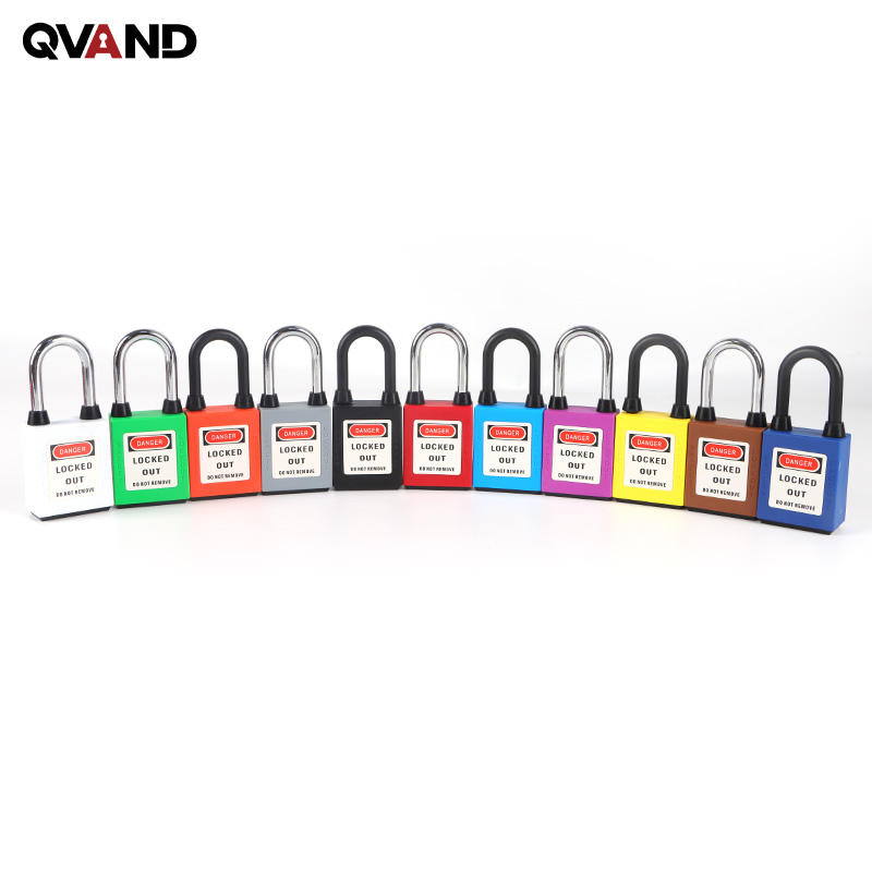 Heavy-Duty 38mm Nylon Shackle Safety Padlock for Ultimate Security