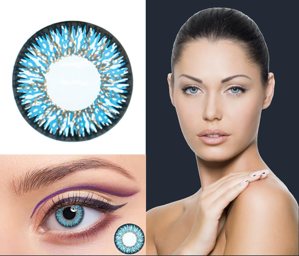 14.2mm Year Use Contact Lenses to Change Eye Color /Can OEM Customized Package