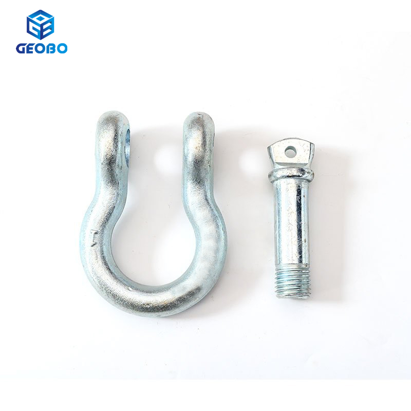 Us Type Red Screw Safety Lifting Screw Pin Anchor Bow Shackle Anchors