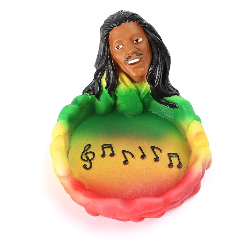 Jiju 404s New Design Man Hot Sale Smoking Cartoon Resin Ashtray