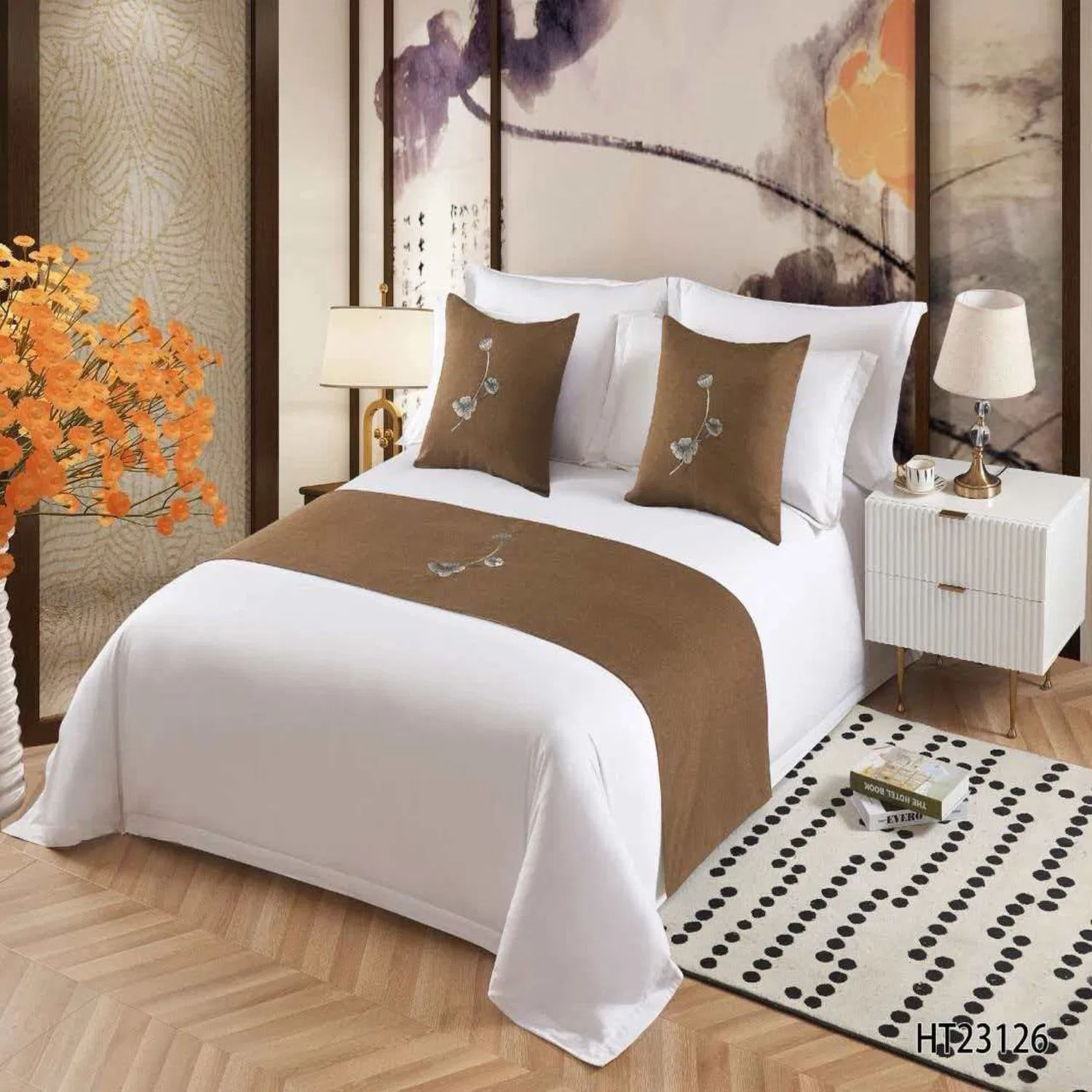 Hotel Luxe 100% Cotton White Bedding Set for Ultimate Comfort