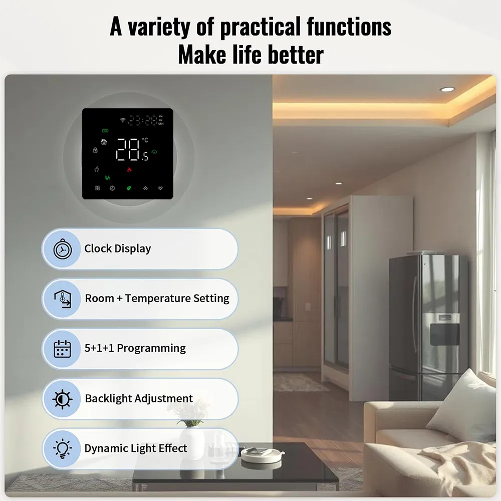 WiFi Smart Thermostat Floor Heating Temperature Controller Switch for Home