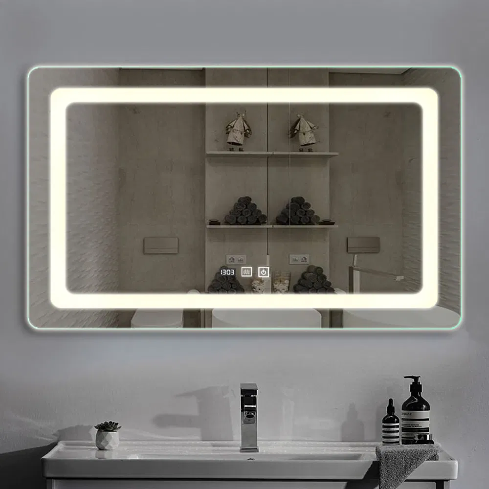 Touch Sensor Dimmer Defogger LED Bath Mirror Light Apartment Hotel Project