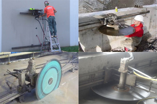 Semi-Automatic Electric Depth Quality Concrete Wall Cutting Saw Machine Hydraulic Concrete Wall Saw Brick Wall Groove Cutting Machine