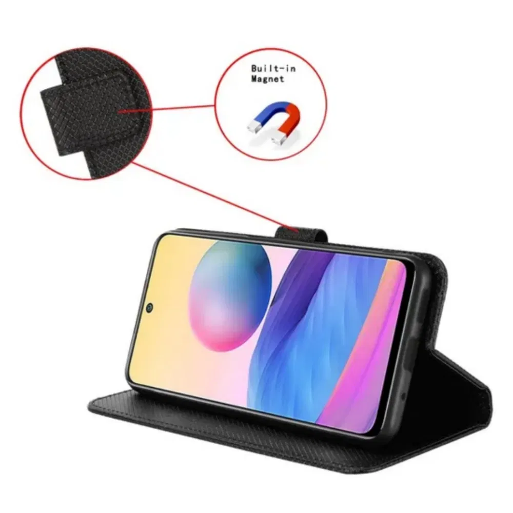 Чехол-кошелек для Samsung Galaxy S22 Plus 5G, черный