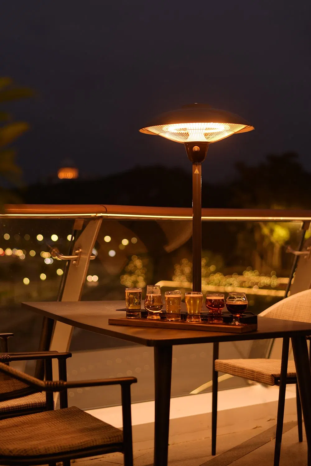 3000W Living Smart Infrared Heater with Table and Ash Tray