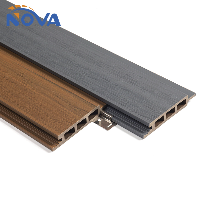Plastic Wood Garden Engineering, Wood Plastic Hollow Great Wall Wall Panels