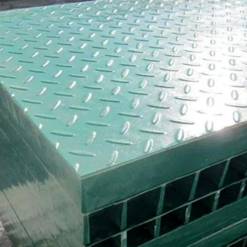 Factory Price of Covered Molded FRP Grating Fiberglass GRP Grille for Cover