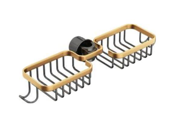 Двойная мыльница с крючком из алюминия