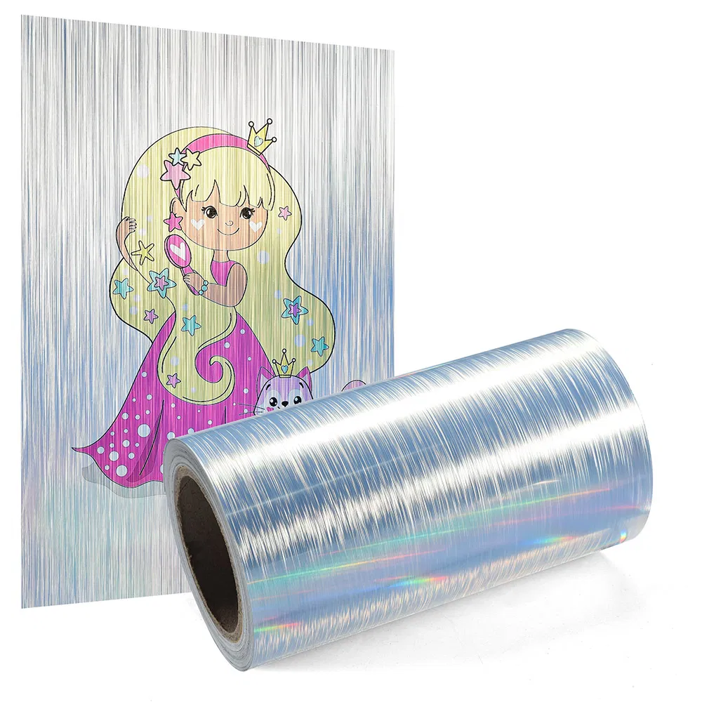 Digital Printing Waterbased Inkjet Brushed Silver Vinyl Label Sheets