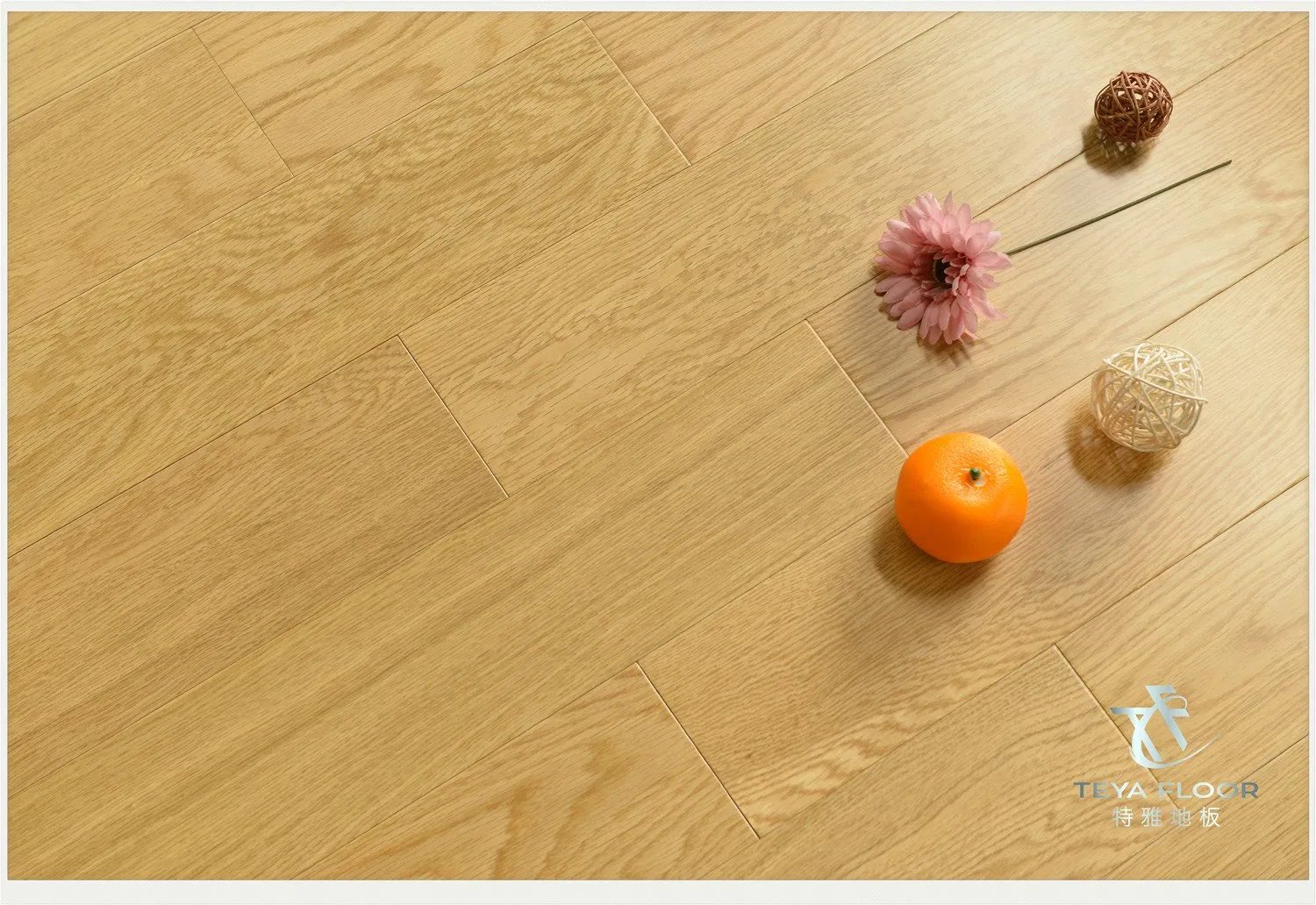 Hot Selling Oak Engineered Wood Flooring, Brushed, UV Lacquer