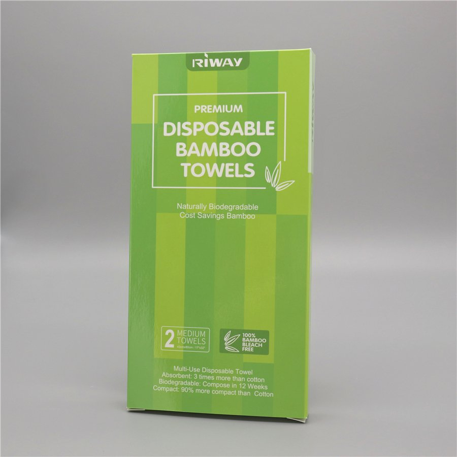 Disposable Biodegradable 100% Plant Based Bathing Salon Towels for SPA