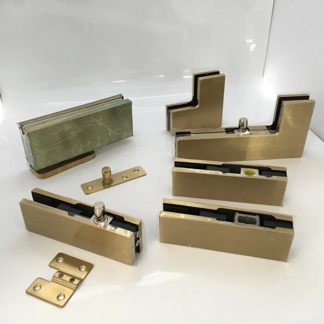 Stainless Steel Frameless Glass Sliding Door Clamp Patch Fittings