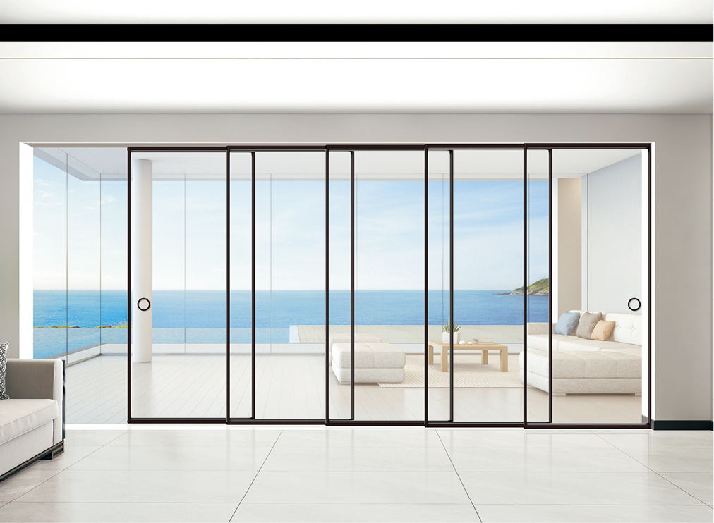 Contemporary Interior Modern Folding House Aluminum Sliding Door