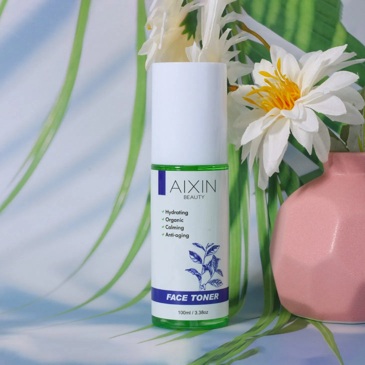Beauty Cosmetics Skin Care Lightening and Shrink Pores Tea Tree Anti-Acne Face Toner