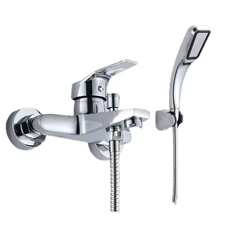 Brass Body Zinc Handle Ceramic Cartridge Bathroom Shower Faucet