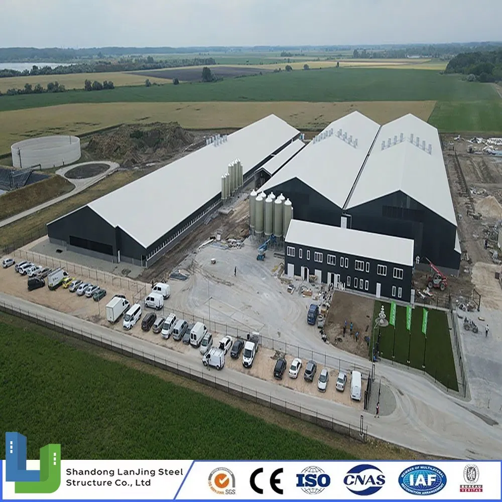 Modern Steel Structure Livestock Goat Cow Shed Pig Shed Prefabricated Building for Guyana/Indonesia/Philippines
