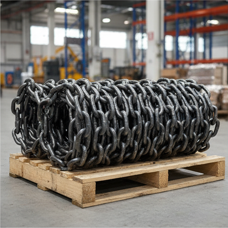 Lifting Chain G80 Mining Welded Heavy Iron Round Lifting Link