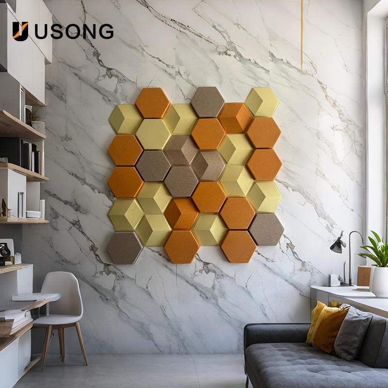 Usong Hexafire B1 Acoustic Panel - Polyester Fiber 300mm