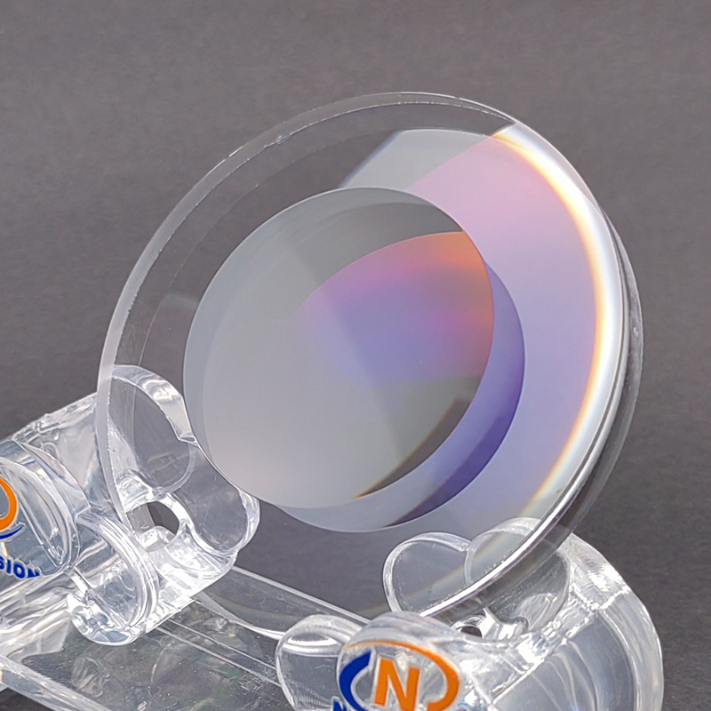1.50 Cr39 Semi-Finished Base1400 68/40mm Ar Blue Coating Optical Lenticular Eyewear Lens