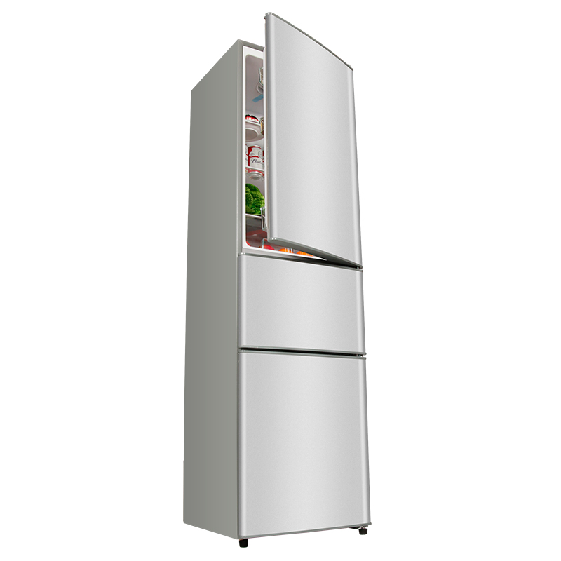 China Factory Great Quality Three Door Top Freezer Household Refrigerator Bcd-206s