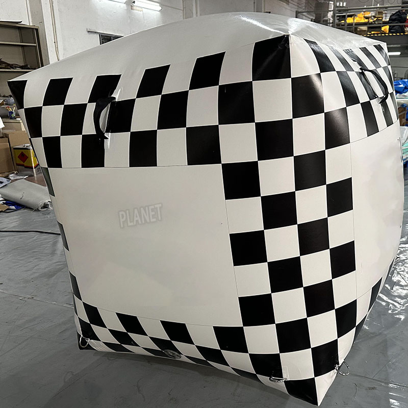 Inflatable Floating Water Marker Square Buoy for Swimming Race