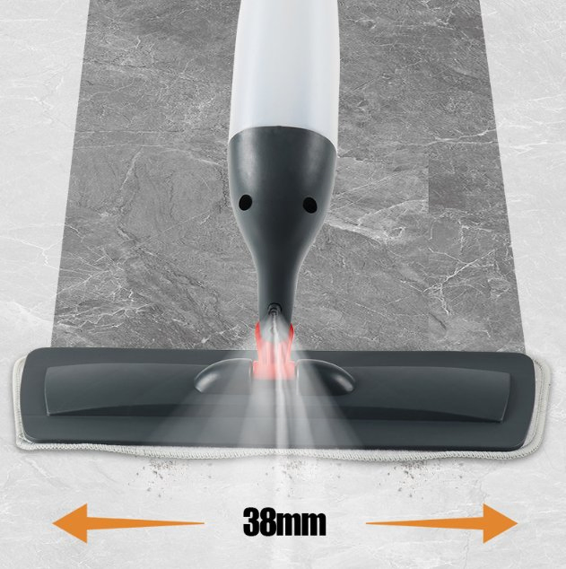 Large Capacity Flat Spray Mop, Water Spray Mop with 3 Clothes