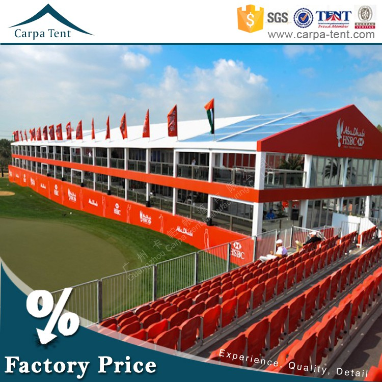 Customized Aluminum Frame Business Activities Double Decker Business Tent