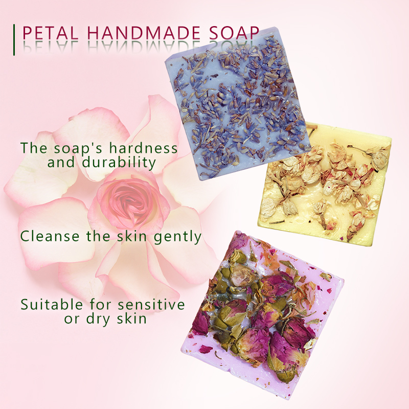 Custom Logo Natural Osmanthus Lavender Rose Handmade Facial Soap