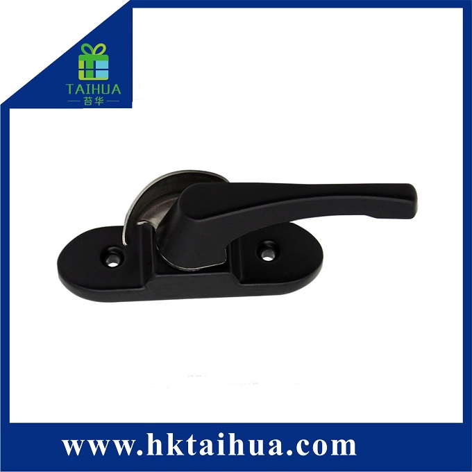 Exquisite Workmanship Zinc Alloy Black Color Sash Sliding Window Crescent Lock