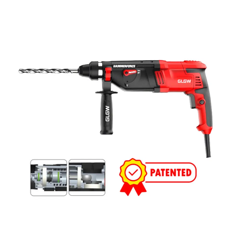 Glgw Power Tools 850W 25mm Rotomartillo Electric Rotary Hammer Drill Machine with SDS Quick Change Chuck