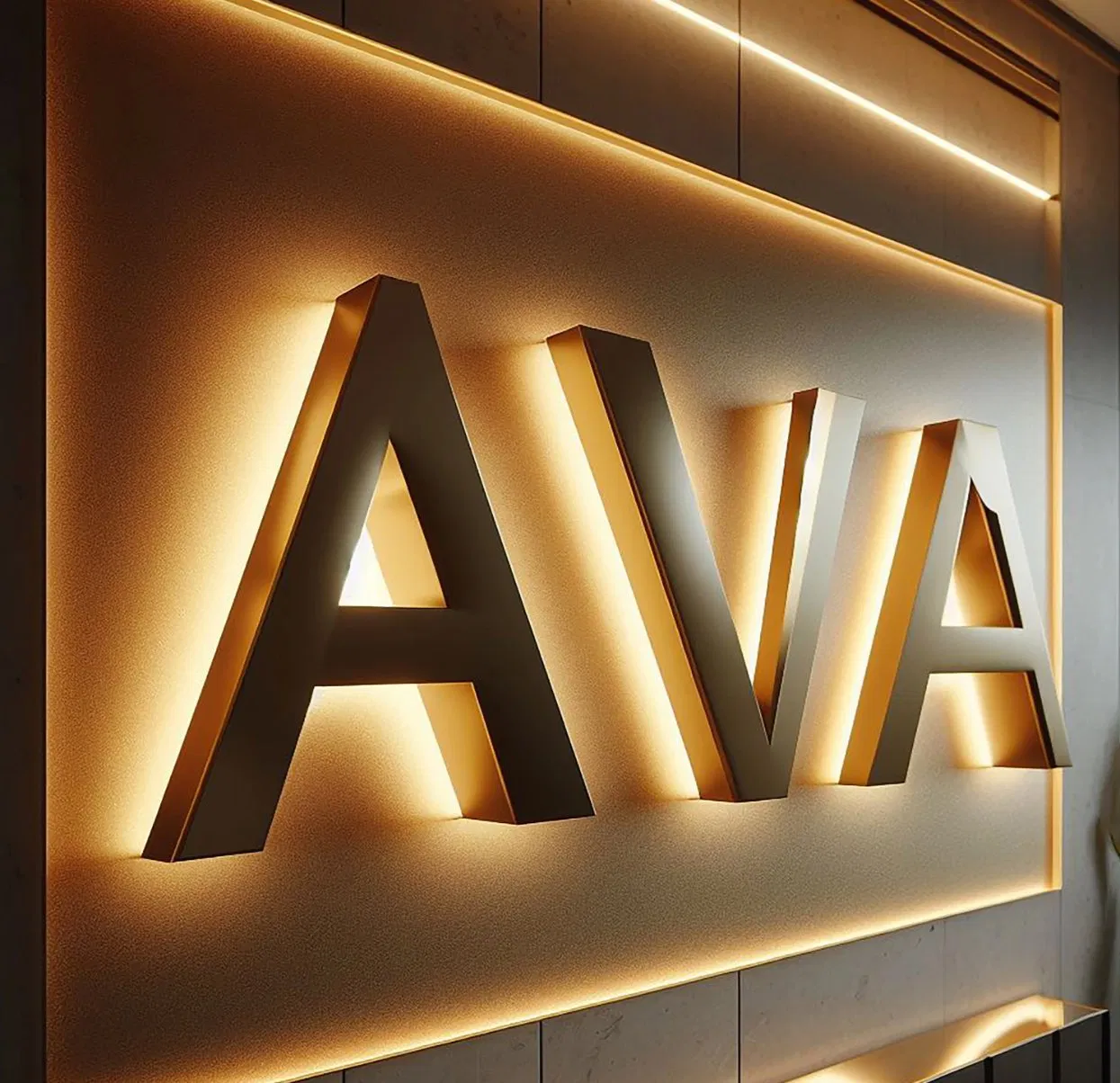 Energy-Efficient Acrylic Backlit Letters for Shops with Multi-Color Effects