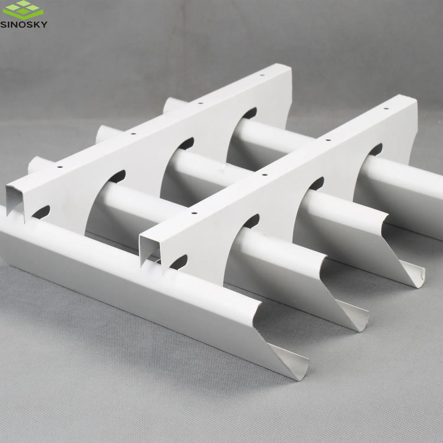 Curtain Wall Motorized Aluminum Sun Louver